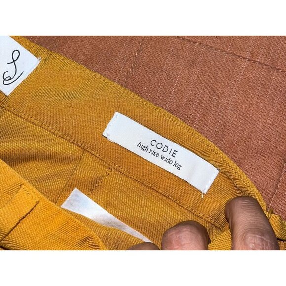 Sam Edelman Linen Codie High Rise Wide-Leg Pants Womens Size 30 - Picture 8 of 12